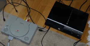 Sitting happily next to the PS3