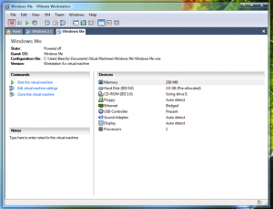 Here is the Virtual Machine I will be using