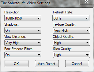 The Saboteur videosetup.exe The Saboteur videosetup.exe